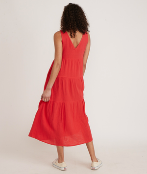 Corinne Maxi Dress - Red